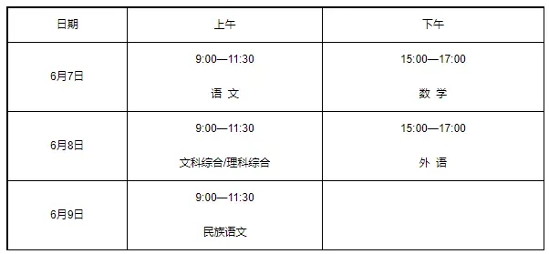 1742372909432512.jpg 2025年高考考試日期是幾號(hào)?具體時(shí)間是幾點(diǎn)?附科目考試時(shí)間